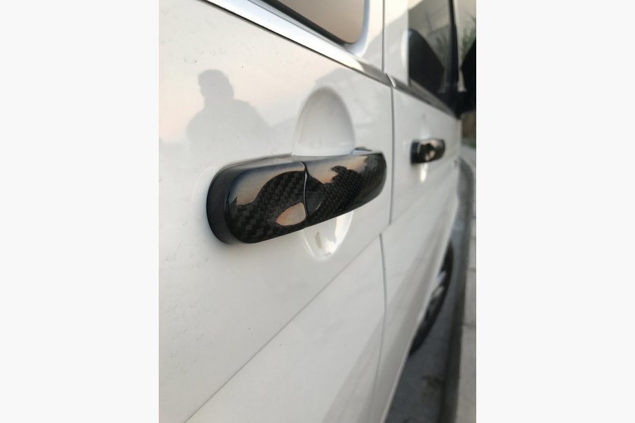 Volkswagen T6 2015-2024 Griffabdeckungen (Echtcarbon) 3 Griffe Foto 2
