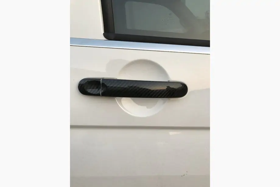 Volkswagen T5 Caravelle 2004-2010 Griffabdeckungen (Echtcarbon) Image
