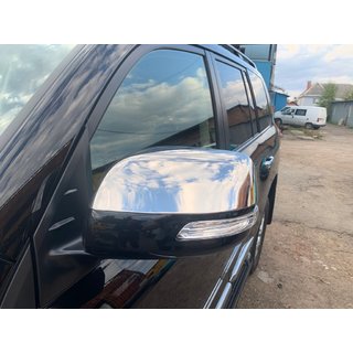 Spiegelabdeckungen 2012↗ (2 Stk., Edelstahl) Toyota Land Cruiser 200 2007-2021 Foto 2