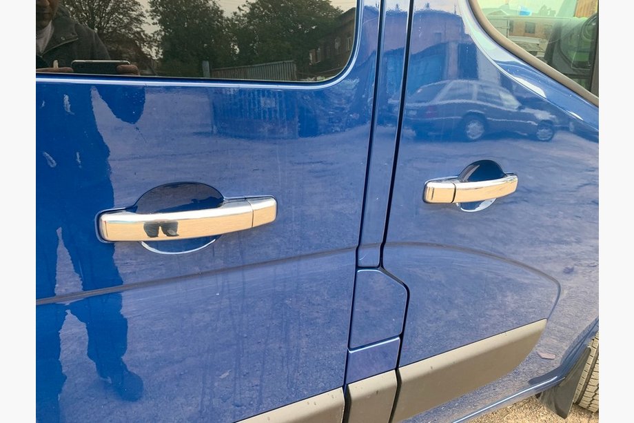 Fiat Talento 2016- Chrom Türgriffblenden (4 Stk) 1 Loch, Carmos - Verchromter Kunststoff Image