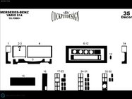 Mercedes T2 (507-814) 1967-1996 Armaturenbrett Abdeckungen (Meric) Foto 5