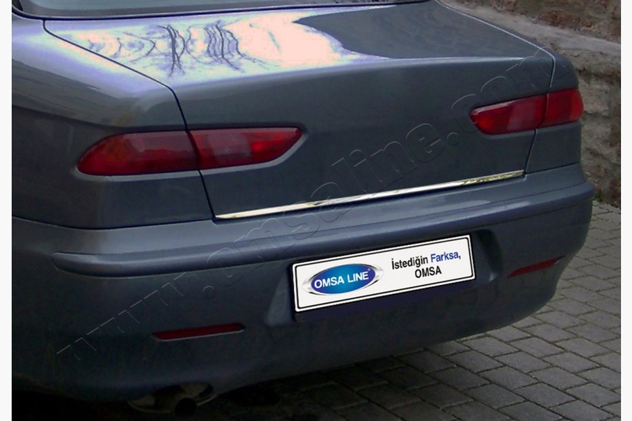 Alfa Romeo 156 1997-2007 Kofferraumleiste Edelstahl Image