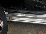 Skoda Rapid 2012-2019 Einstiegsleisten Abdeckungen Nataniko (8 Stk, Edelstahl) Premium - 3M Klebeband, 0.8 mm Foto 1