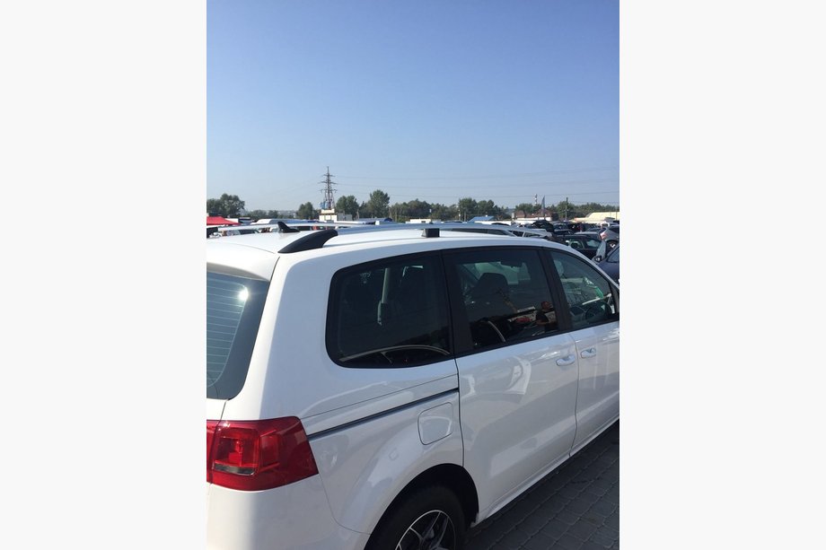 Volkswagen Sharan 2010-2023 Dachreling Chrom (türkisches Design) Image