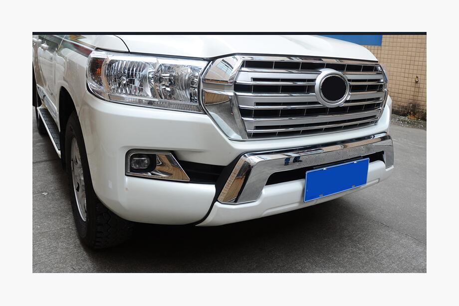 Toyota Land Cruiser 200 2007-2021 Frontlippe 2012-2016 (EA-Style, ohne Spoiler) Weiß Image
