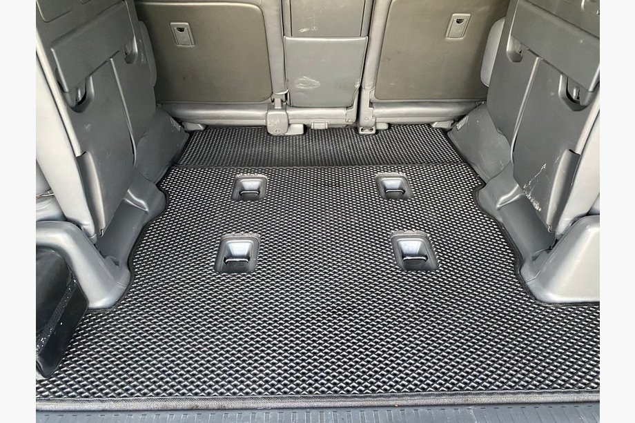 Lexus LX570/450d 2008-2022 Kofferraummatte 2 Stk (EVA, 7-Sitzer, Schwarz) Image