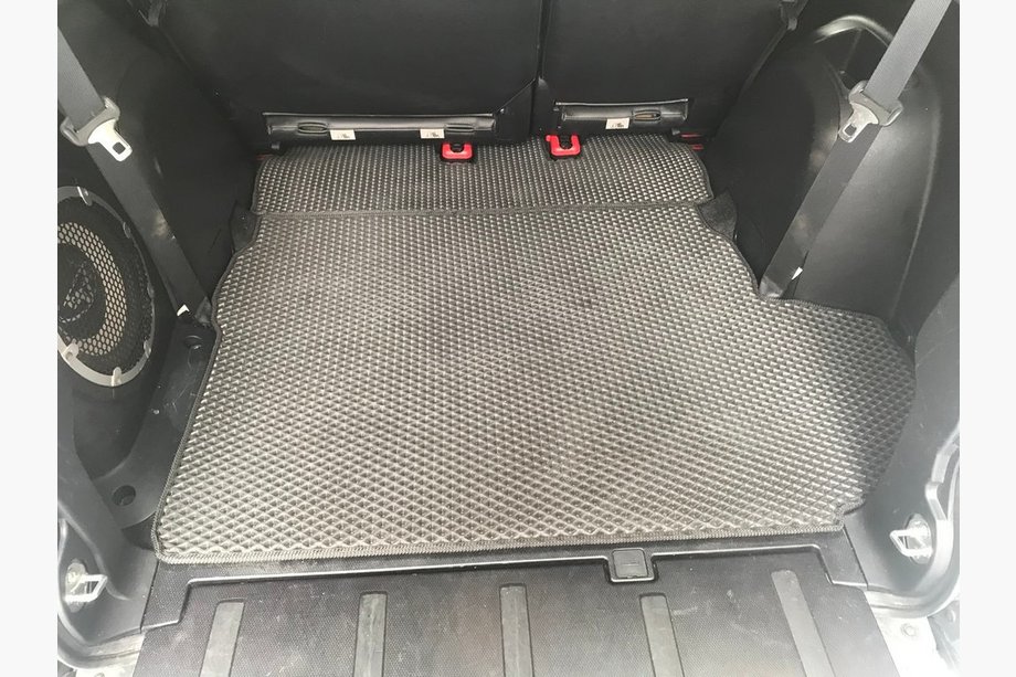 Peugeot 4007 2007-2013 Kofferraummatte (EVA, Schwarz) 7-Sitzer Image