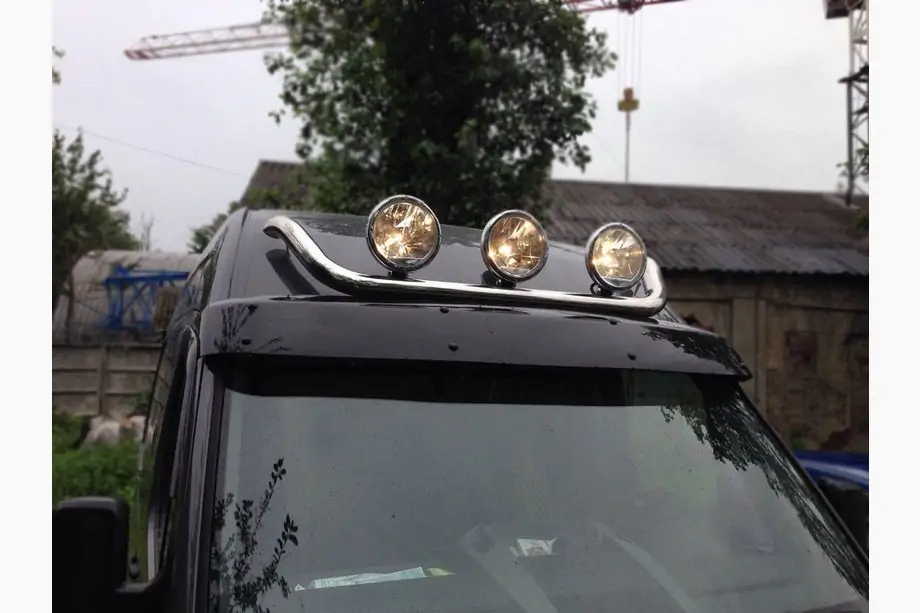 Mercedes Sprinter W901/902/903/904/905 1995–2006 Frontbügel oben (Edelstahl) Image