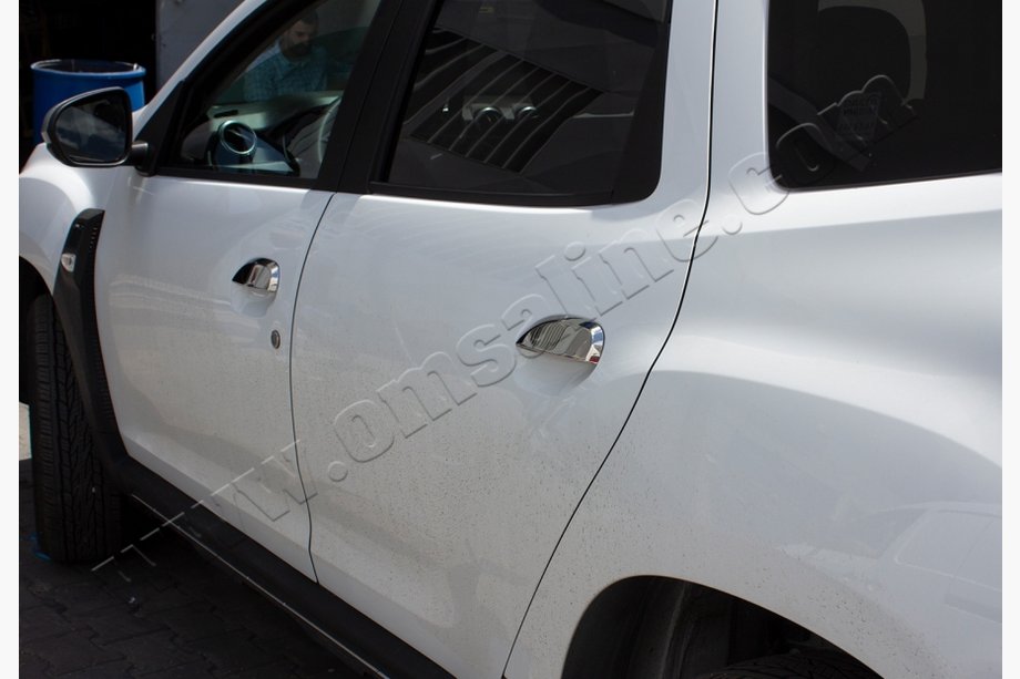 Renault Duster 2018-2024 Chrom Türgriffblenden (4 Stk., Edelstahl) Carmos - Türkischer Edelstahl Image