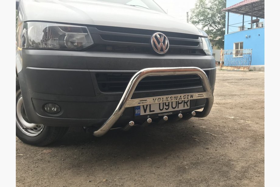 Volkswagen T5 2010-2015 Frontbügel WT003 (Edelstahl) Image