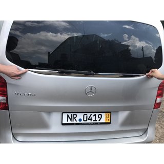 Chromleiste Heckscheibe (kleines Glas) Edelstahl Mercedes Vito/V-class W447 2014- Foto 2
