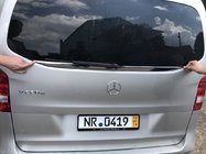 Mercedes Vito/V-class W447 2014- Chromleiste Heckscheibe (kleines Glas) Edelstahl Foto 2