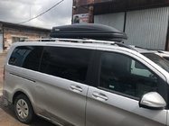 Mercedes Vito/V-class W447 2014- Dachreling Chrom CAN Originaldesign (Metallfuesse) Foto 1