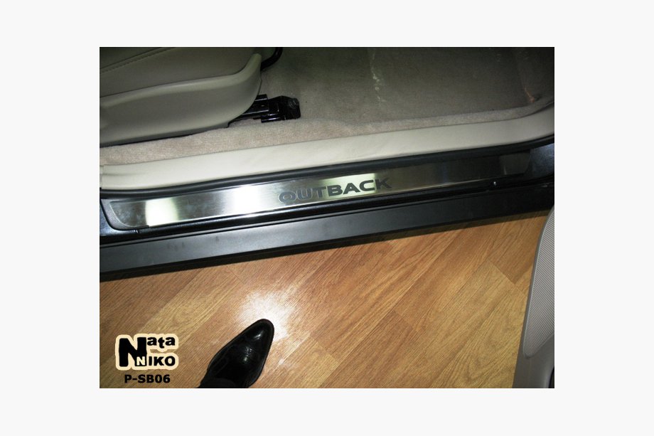 Subaru Outback 2000-2005 Edelstahl Einstiegsleisten Natanika Premium (2 Stk.) Image