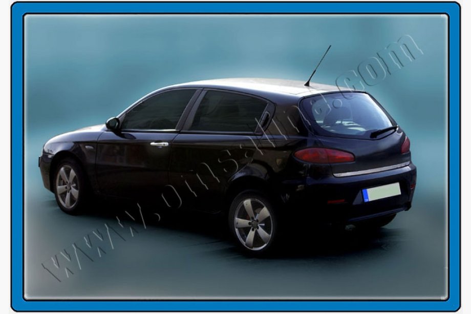 Alfa Romeo 147 2000-2010 Kofferraumleiste Edelstahl Image
