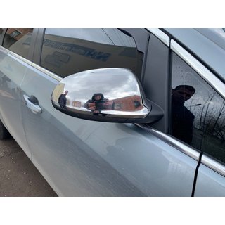 Spiegelabdeckungen (2 Stk, Edelstahl) Opel Astra J 2009-2015 Foto 2
