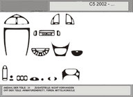 Citroen C-5 2008-2017 Angebot! Armaturenbrett Blenden (Carbon-Optik) Foto 1