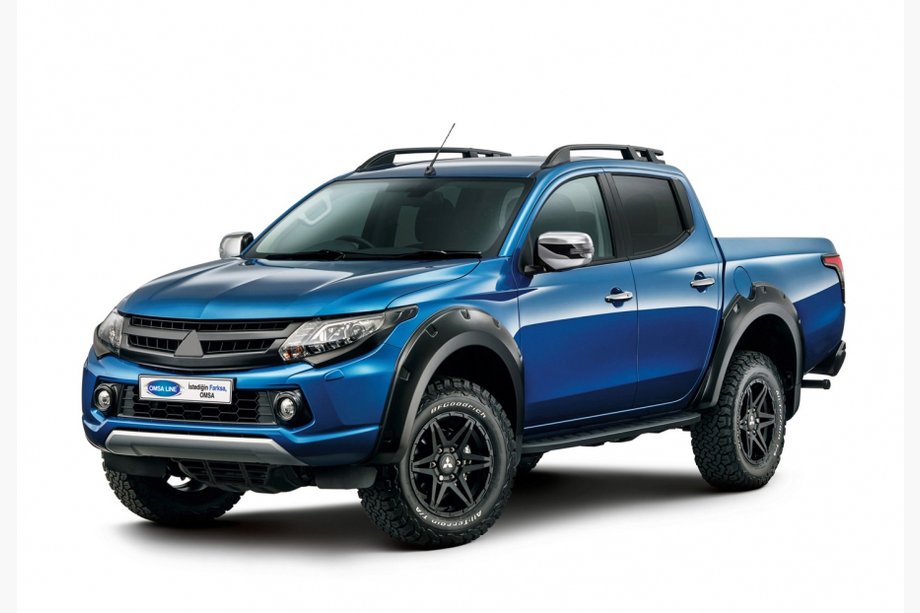 Mitsubishi L200 2015-2024 Dachreling OmsaLine Sport (2 Stk, schwarz) Image