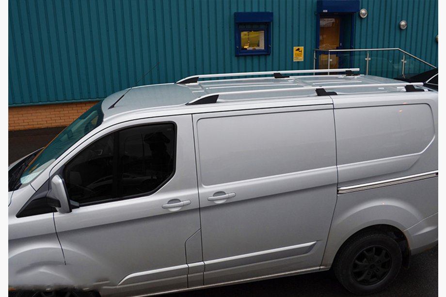 Ford Custom 2013-2022 Dachreling OmsaLine Sport (2 Stk, grau) Kurzer Radstand Image