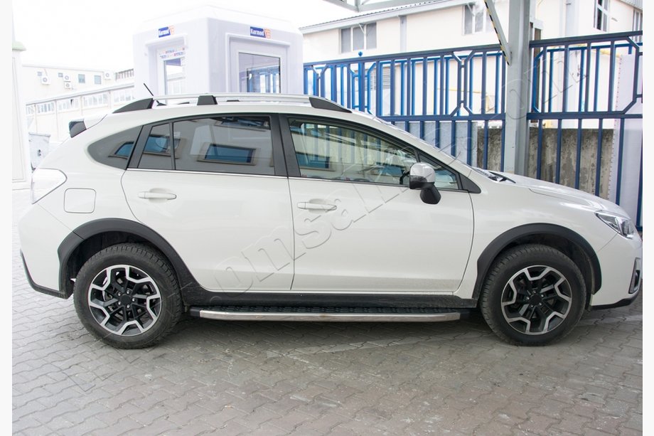 Subaru XV 2011-2017 Dachreling OmsaLine Elegance (2 Stk, grau) Image