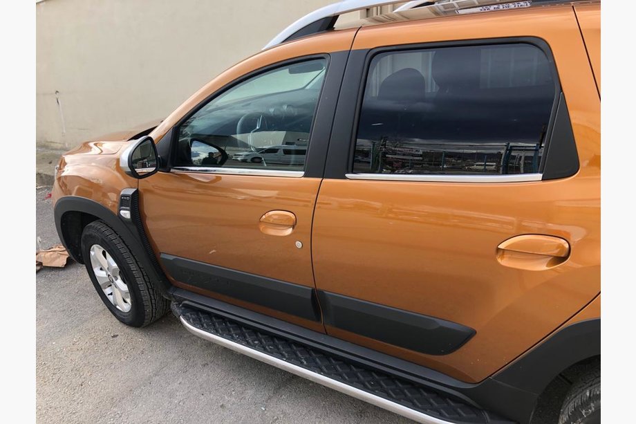 Renault Duster 2018-2024 Fensterunterkante Zierleisten Edelstahl (4 Stk) OmsaLine - Italienischer Edelstahl Image