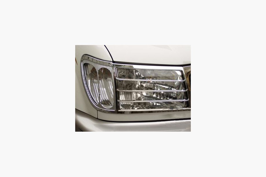 Toyota Land Cruiser 100 1998-2007 Scheinwerfer Abdeckungen V2 (2 Stk., Kunststoff) Image