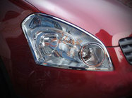 Nissan Qashqai 2007-2010 Scheinwerfer Abdeckungen (2 Stk, Kunststoff) Foto 1