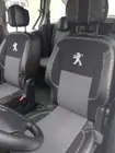 Peugeot Partner Tepee 2008-2018 Autositzbezüge (Kunstleder+Stoff, Premium) Foto 1