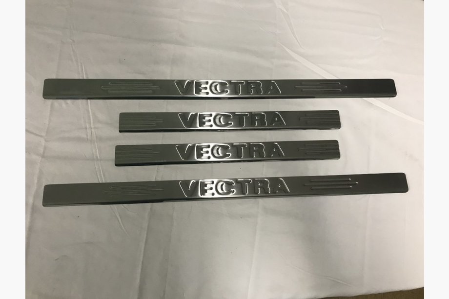 Opel Vectra A 1987-1995 Einstiegsleisten Carmos (4 Stk., Edelstahl) Image