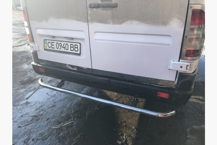 Mercedes Sprinter W901/902/903/904/905 1995–2006 Kofferraumleiste (2-teilig, Edelstahl) Image