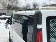 Opel Vivaro 2001–2015 Dachreling Schwarz Kurz, Gusseisen-Fuesse Foto 1