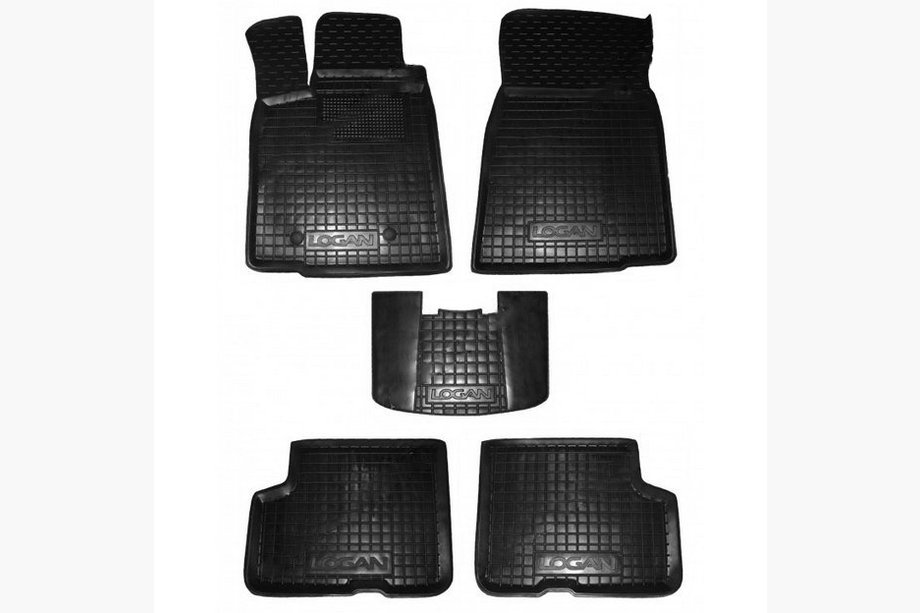 Renault Logan MCV 2005-2013 Gummimatten mit Rand (Autogumm) Image