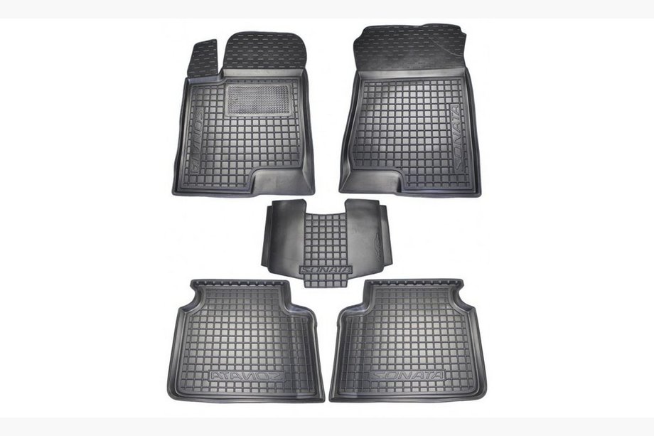 Hyundai Sonata NF 2004-2009 Gummimatten mit Rand (Autogumm) Image