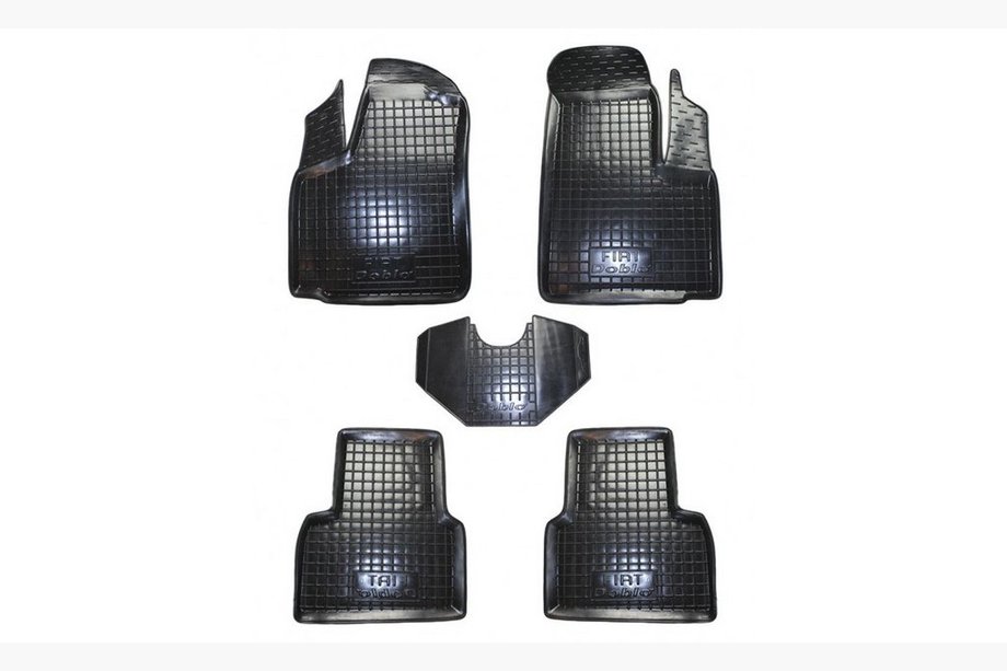 Fiat Doblo I 2001-2005 Gummimatten mit Rand (Autogumm) Image