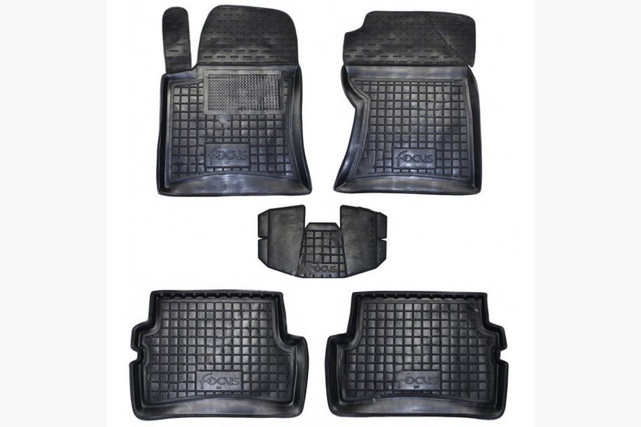 Ford Focus I 1998-2005 Gummimatten mit Rand (Autogumm) Image