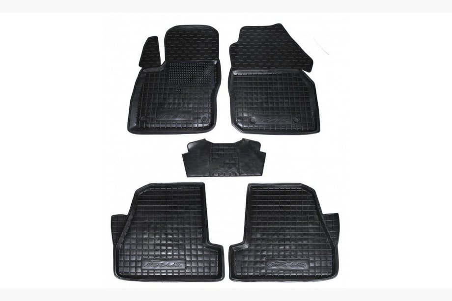 Ford Focus III 2011-2017 Gummimatten mit Rand (Autogumm) Image