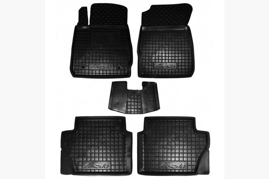 Ford Fiesta 2008-2017 Gummimatten mit Rand (Autogumm) Image
