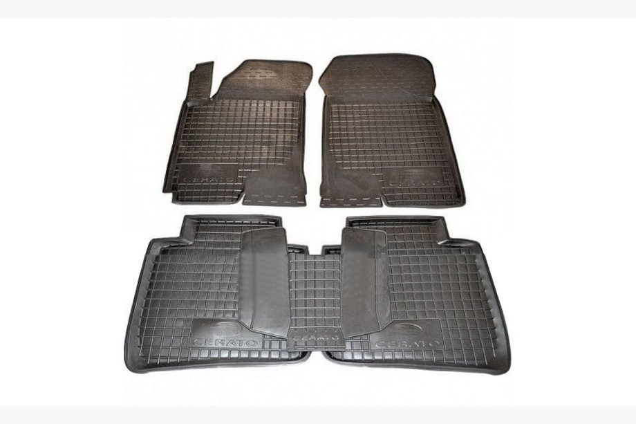 Kia Cerato 1 2004-2009 Gummimatten mit Rand (Autogumm) Image
