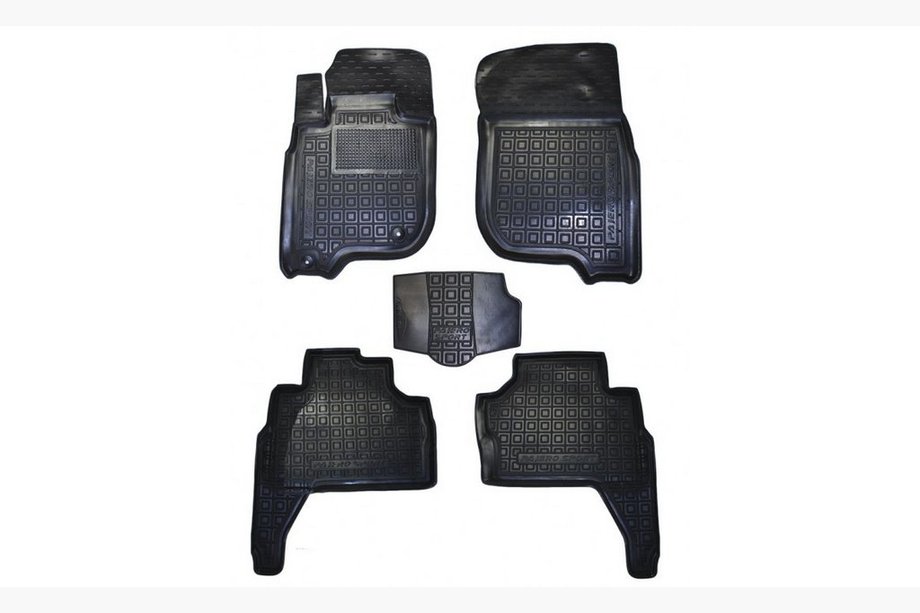 Mitsubishi Pajero Sport 2008-2015 Gummimatten mit Rand (Autogumm) Image