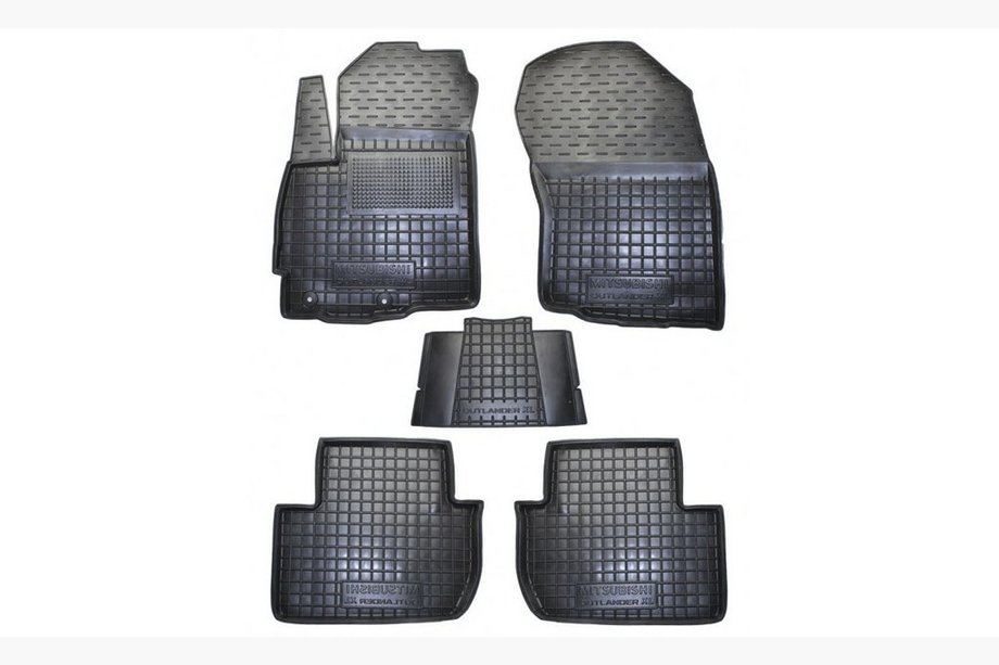 Mitsubishi Outlander 2006-2012 Gummimatten mit Rand XL (Autogumm) Image