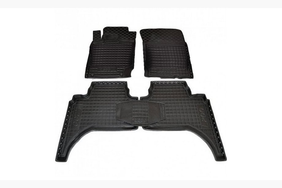 Mitsubishi L200 2006-2015 Gummimatten mit Rand 2013+ Long Basis (Autogumm) Image