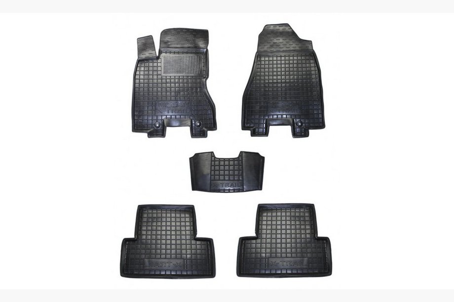 Nissan X-trail T31 2007-2014 Gummimatten mit Rand (Autogumm) Foto 1