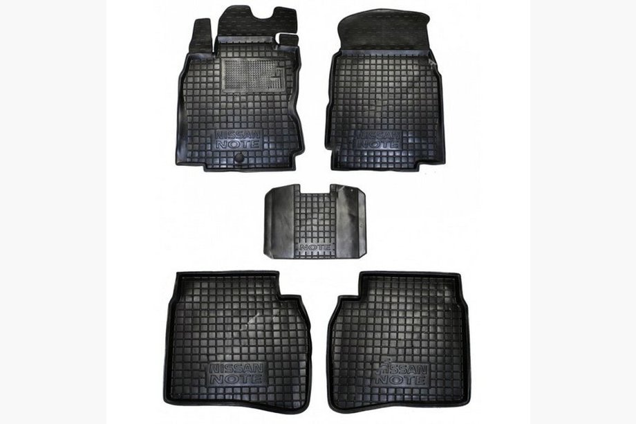 Nissan Note 2004-2012 Gummimatten mit Rand (Autogumm) Image