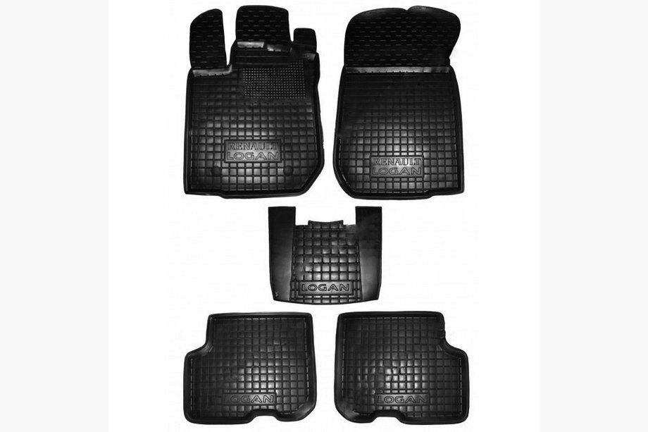 Renault Logan II 2013-2022 Gummimatten mit Rand (Autogumm) Image