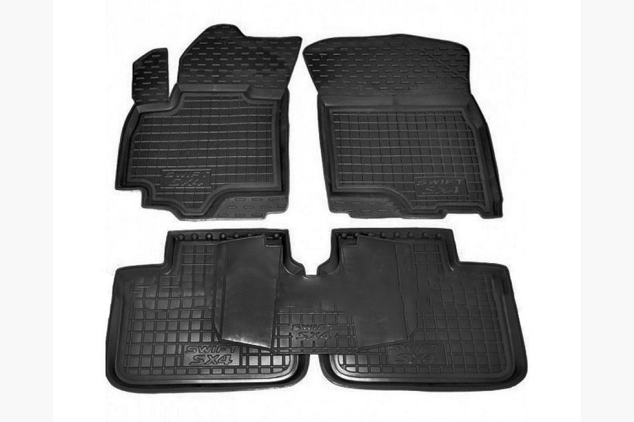 Suzuki SX4 2006-2013 Gummimatten mit Rand (Autogumm) Image