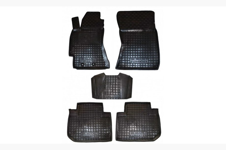 Subaru Forester 2008-2013 Gummimatten mit Rand (Autogumm) Image