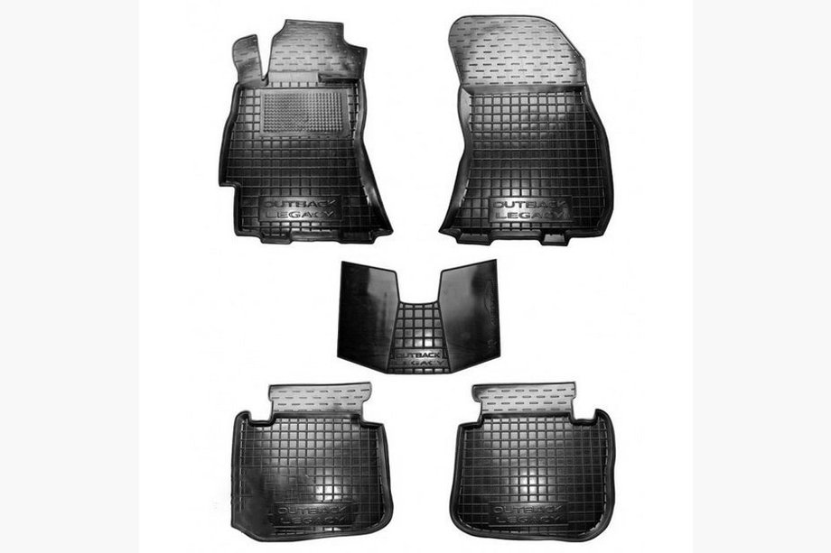 Subaru Legacy 2009-2014 Gummimatten mit Rand (Autogumm) Image