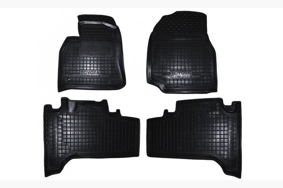 Toyota Land Cruiser 100 1998-2007 Gummimatten mit Rand (Autogumm) Image