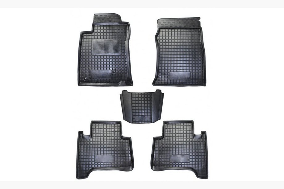 Toyota Land Cruiser Prado 120 2002-2009 Gummimatten mit Rand (Autogumm) Image