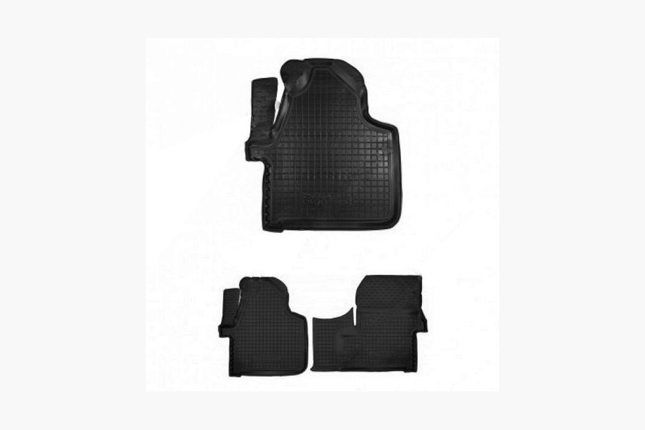 Volkswagen Crafter 2006-2016 Gummimatten mit Rand (Autogumm) Image